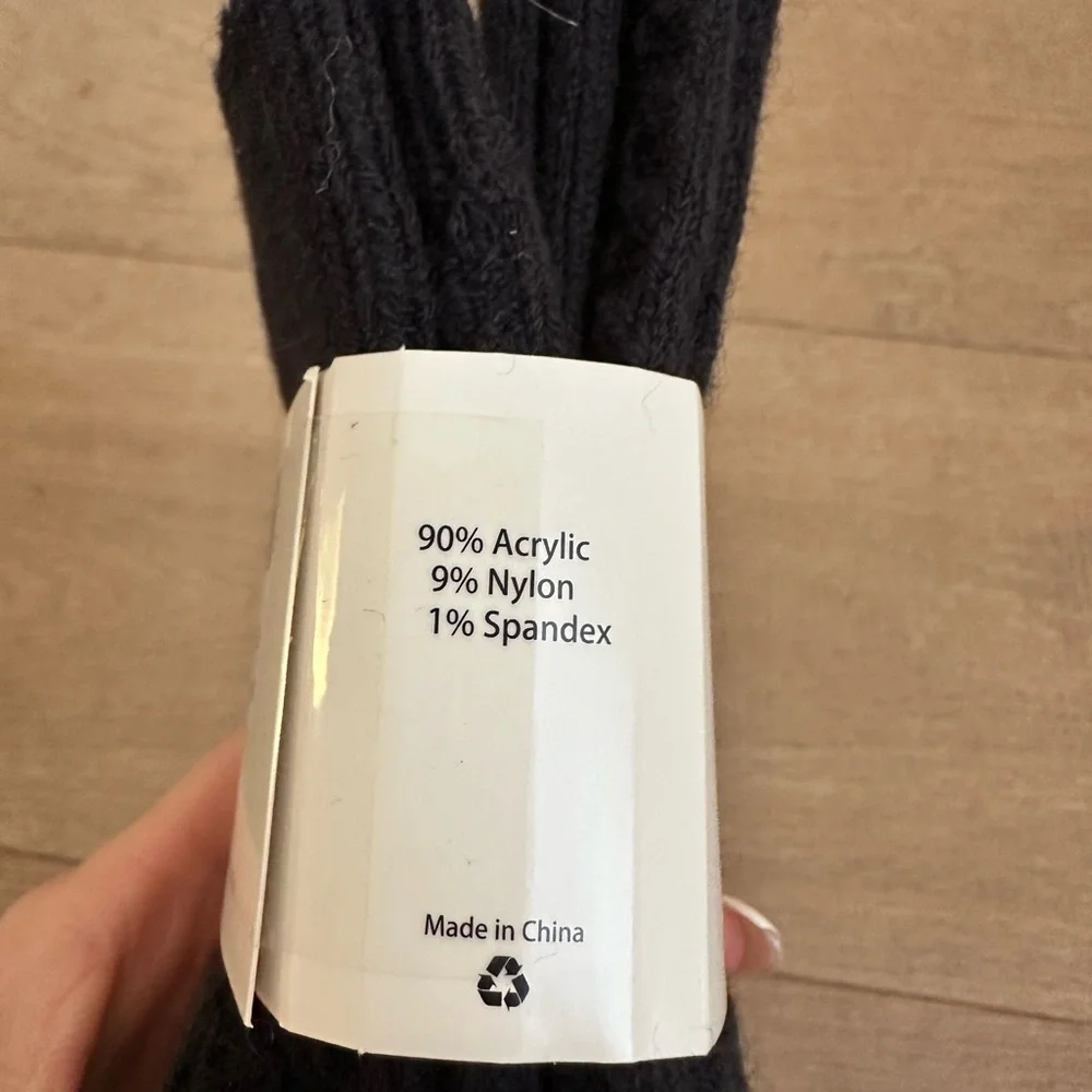 Navy Knee High Socks